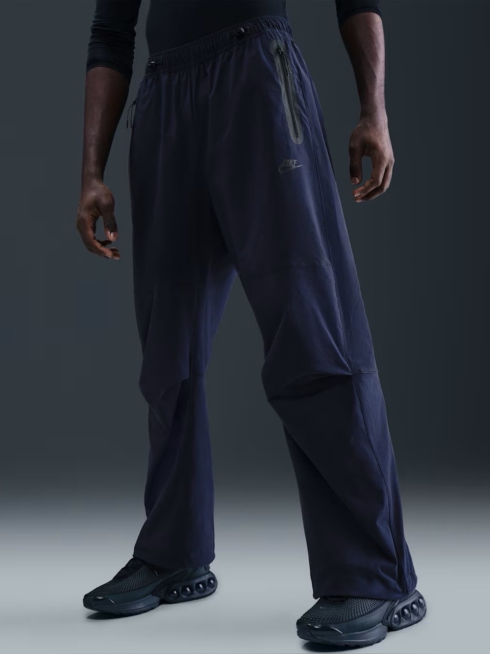 Nike Tech Men's Woven Oversized Pants Obsidian/Obsidian/Black